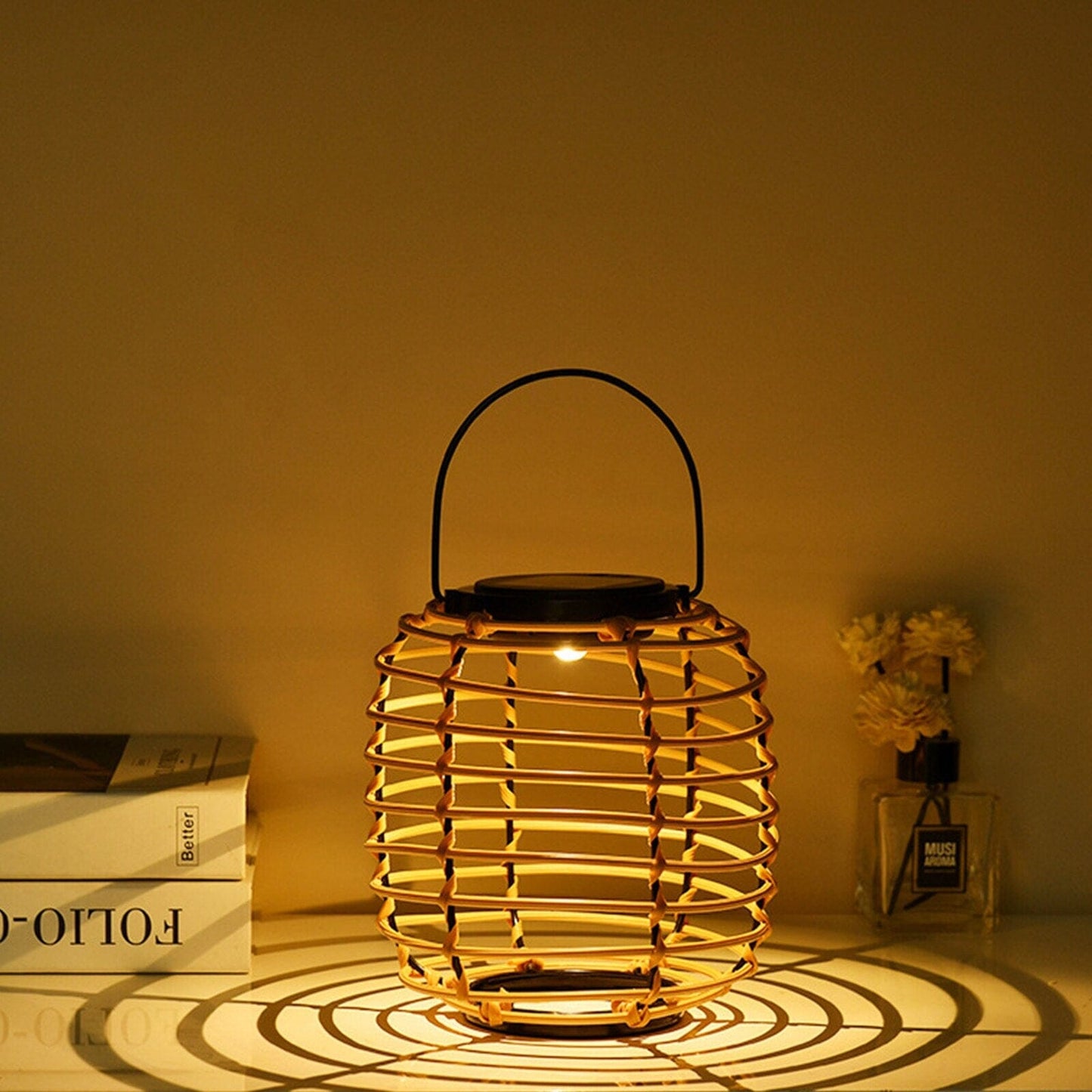 Garden lights Rattan Yard Lantern Basket sold by Fleurlovin, Free Shipping Worldwide