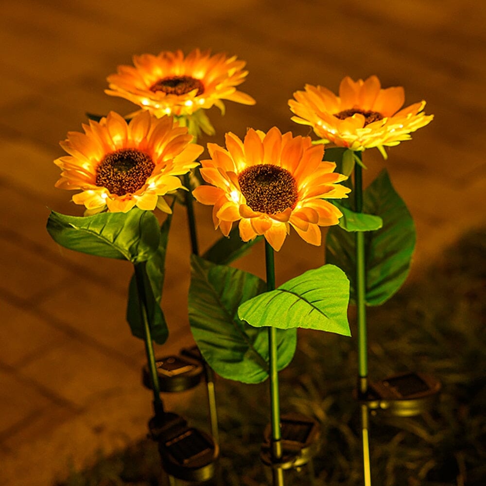 Garden lights Solar sunflower garden LED lights sold by Fleurlovin, Free Shipping Worldwide