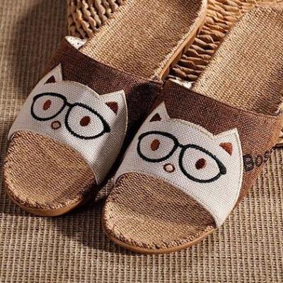  Glasses Cat Slippers sold by Fleurlovin, Free Shipping Worldwide