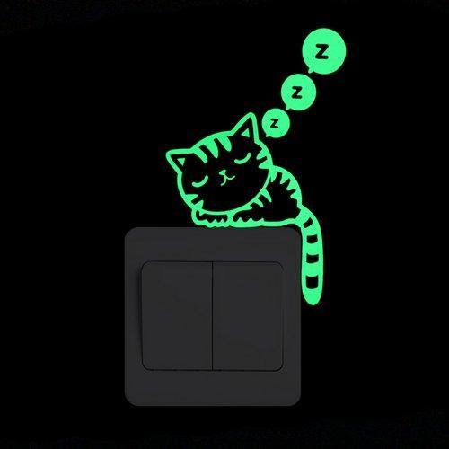  Glow Cat Wall Sticker sold by Fleurlovin, Free Shipping Worldwide