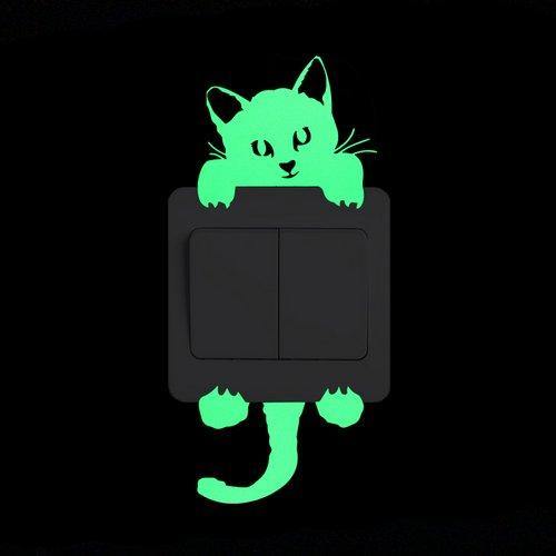 Glow Cat Wall Sticker sold by Fleurlovin, Free Shipping Worldwide
