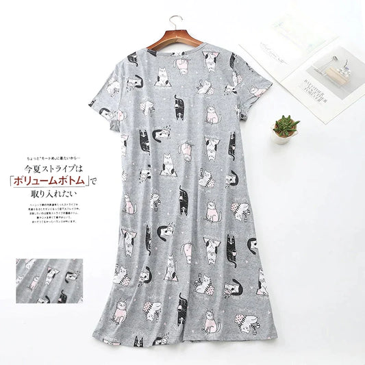  Gray Cat Dress sold by Fleurlovin, Free Shipping Worldwide