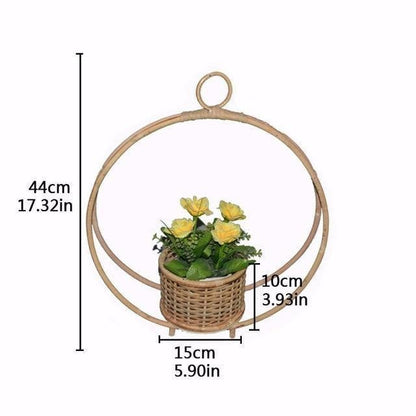 Hanging Planters Hand-Woven Bamboo Hanging Planter Basket sold by Fleurlovin, Free Shipping Worldwide