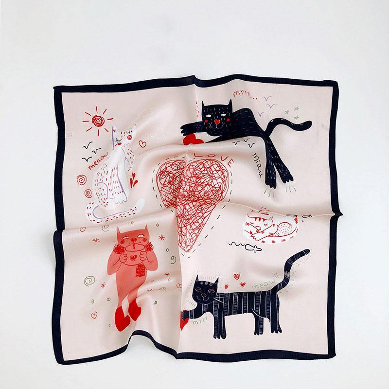  Heart Cat Scarf sold by Fleurlovin, Free Shipping Worldwide