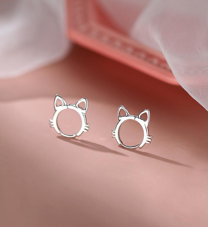  Hollow Beauty Cat Earrings sold by Fleurlovin, Free Shipping Worldwide