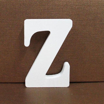 House Numbers & Letters White Freestanding Mountable Wooden Alphabet Letter sold by Fleurlovin, Free Shipping Worldwide