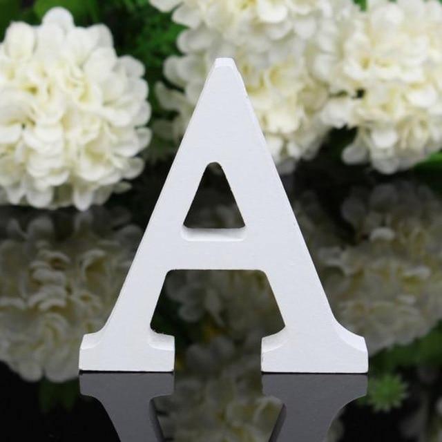 House Numbers & Letters White Freestanding Mountable Wooden Alphabet Letter sold by Fleurlovin, Free Shipping Worldwide