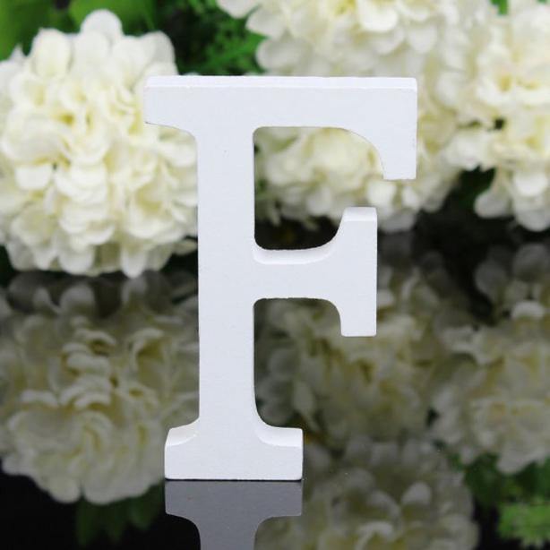 House Numbers & Letters White Freestanding Mountable Wooden Alphabet Letter sold by Fleurlovin, Free Shipping Worldwide