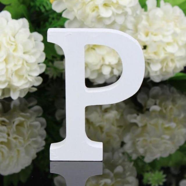 House Numbers & Letters White Freestanding Mountable Wooden Alphabet Letter sold by Fleurlovin, Free Shipping Worldwide