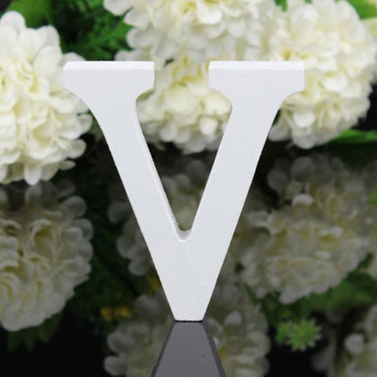 House Numbers & Letters White Freestanding Mountable Wooden Alphabet Letter sold by Fleurlovin, Free Shipping Worldwide