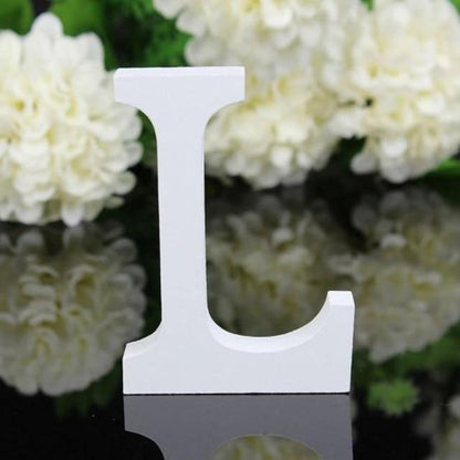 House Numbers & Letters White Freestanding Mountable Wooden Alphabet Letter sold by Fleurlovin, Free Shipping Worldwide