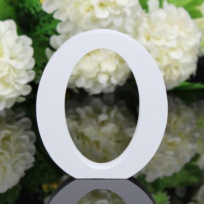 House Numbers & Letters White Freestanding Mountable Wooden Alphabet Letter sold by Fleurlovin, Free Shipping Worldwide