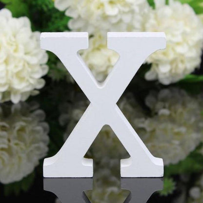 House Numbers & Letters White Freestanding Mountable Wooden Alphabet Letter sold by Fleurlovin, Free Shipping Worldwide