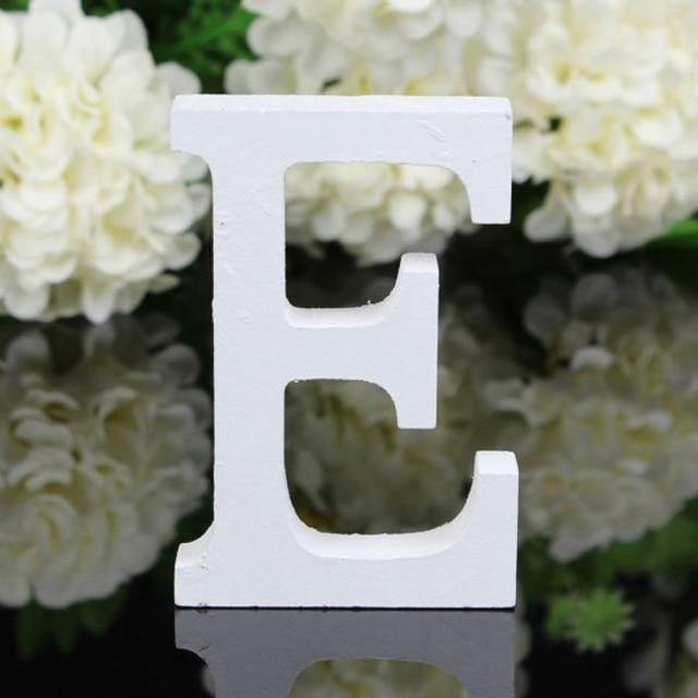 House Numbers & Letters White Freestanding Mountable Wooden Alphabet Letter sold by Fleurlovin, Free Shipping Worldwide