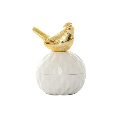 Jewelry Holders White and Gold Porcelain Jewelry Box sold by Fleurlovin, Free Shipping Worldwide