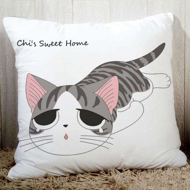  Kawaii Cat Pillowcase sold by Fleurlovin, Free Shipping Worldwide