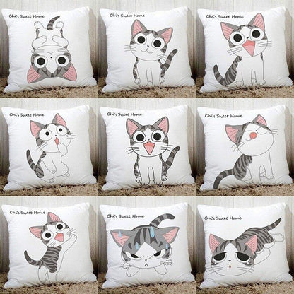  Kawaii Cat Pillowcase sold by Fleurlovin, Free Shipping Worldwide