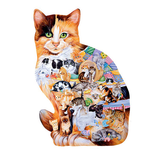  Kitty Cat Room Jigsaw Puzzle sold by Fleurlovin, Free Shipping Worldwide