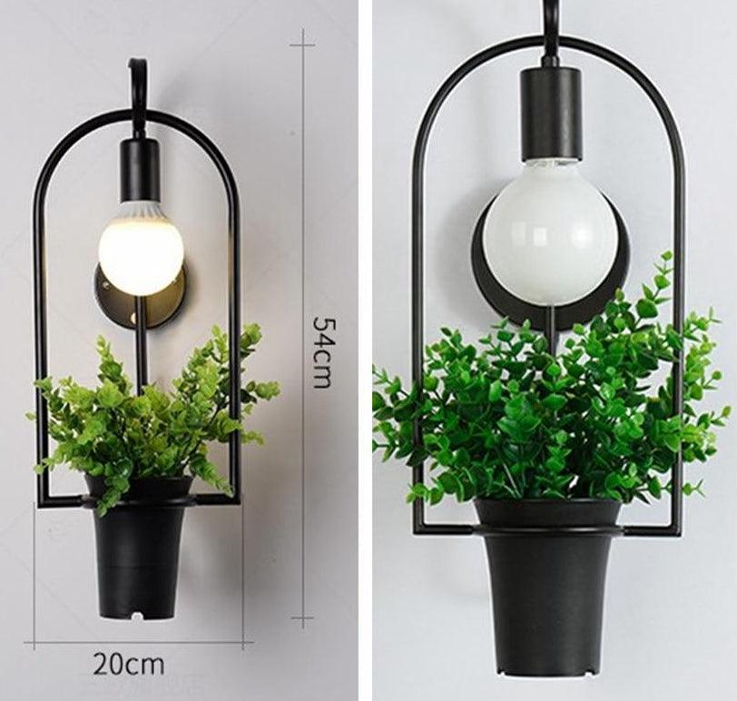 Light Brielle - Modern Nordic Planter Wall Lamp sold by Fleurlovin, Free Shipping Worldwide