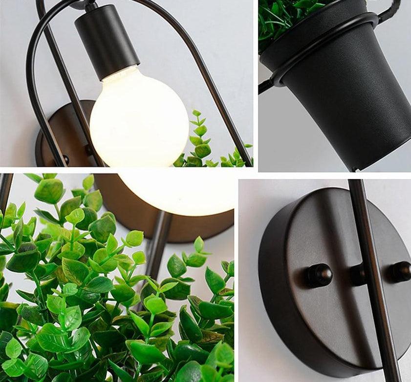 Light Brielle - Modern Nordic Planter Wall Lamp sold by Fleurlovin, Free Shipping Worldwide