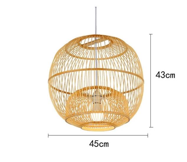 Calico - Bamboo Pendant Hanging Light - Premium Light from Fleurlovin Lights - Just $376.95! Shop now at Fleurlovin