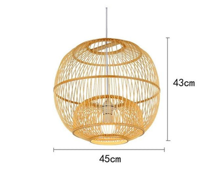 Calico - Bamboo Pendant Hanging Light - Premium Light from Fleurlovin Lights - Just $376.95! Shop now at Fleurlovin