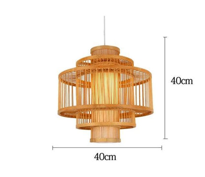 Calico - Bamboo Pendant Hanging Light - Premium Light from Fleurlovin Lights - Just $376.95! Shop now at Fleurlovin