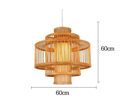 Calico - Bamboo Pendant Hanging Light - Premium Light from Fleurlovin Lights - Just $376.95! Shop now at Fleurlovin