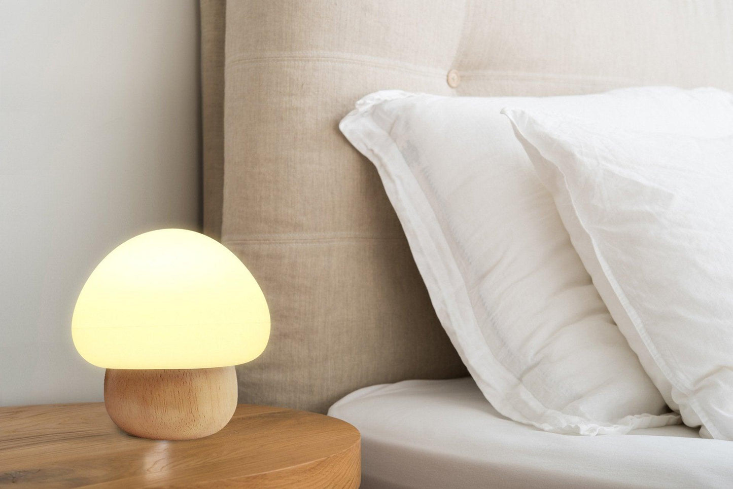 Champi - Wooden Base Mushroom Lamp - Premium Light from Fleurlovin Lights - Just $100.95! Shop now at Fleurlovin