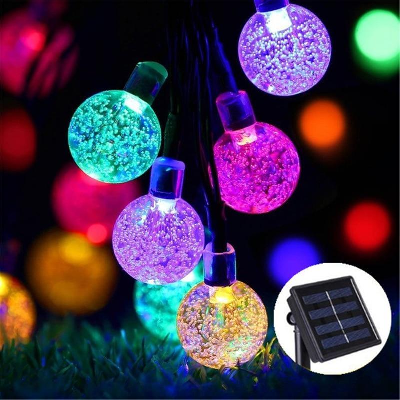 ColorSol - Solar Powered LED Globe String Lights - Premium Light from Fleurlovin Lights - Just $38.95! Shop now at Fleurlovin