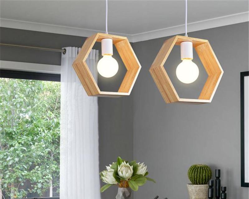 Geometric Hanging Wooden Lights - Premium Light from Fleurlovin Lights - Just $194.95! Shop now at Fleurlovin