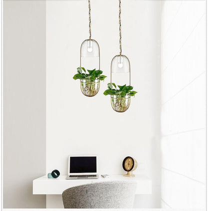 Light Lileas - Modern Hanging Planter Lamp sold by Fleurlovin, Free Shipping Worldwide