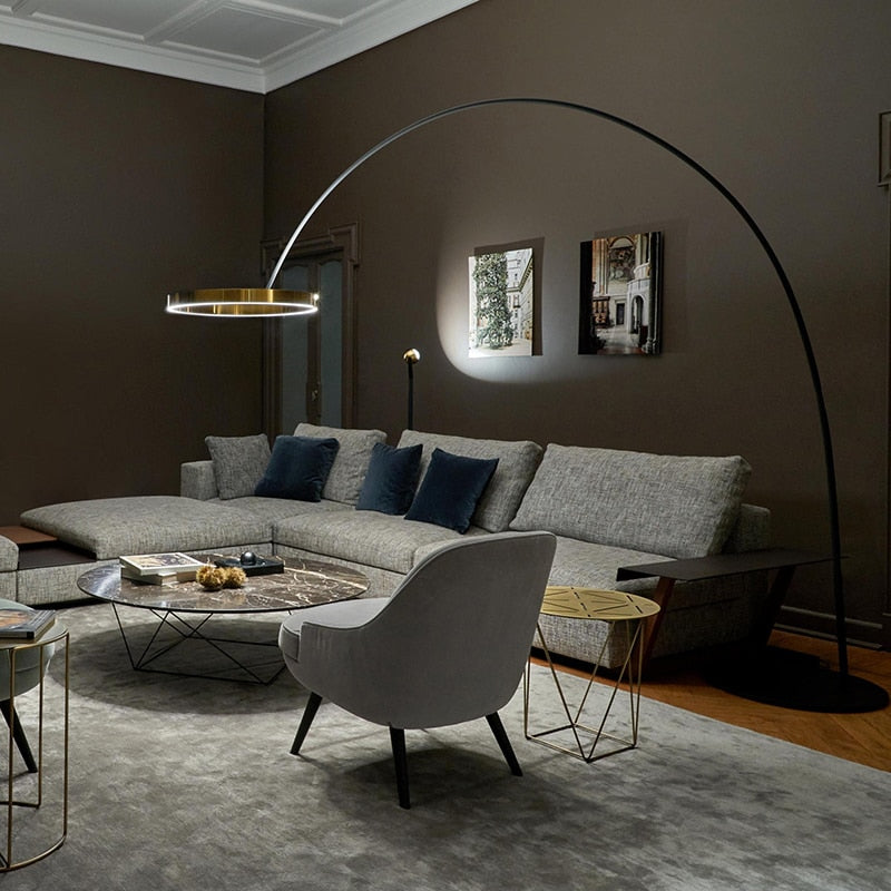 Living Room Nordic Circular Fishing Floor Lamp sold by Fleurlovin, Free Shipping Worldwide