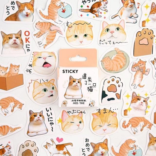  Lost Cat Sticker sold by Fleurlovin, Free Shipping Worldwide