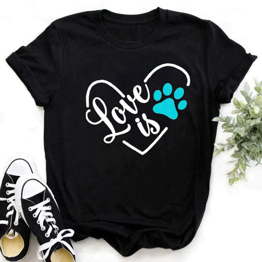  Love Is Cat T-Shirt sold by Fleurlovin, Free Shipping Worldwide