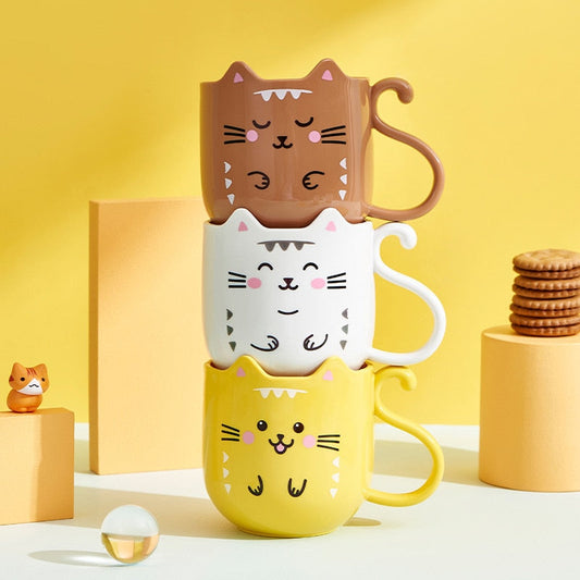  Lovely Cat Facial Mugs sold by Fleurlovin, Free Shipping Worldwide