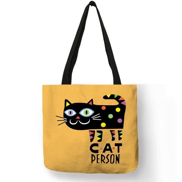  Lovely Cat Tote Bag sold by Fleurlovin, Free Shipping Worldwide