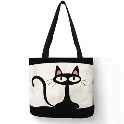  Lovely Cat Tote Bag sold by Fleurlovin, Free Shipping Worldwide