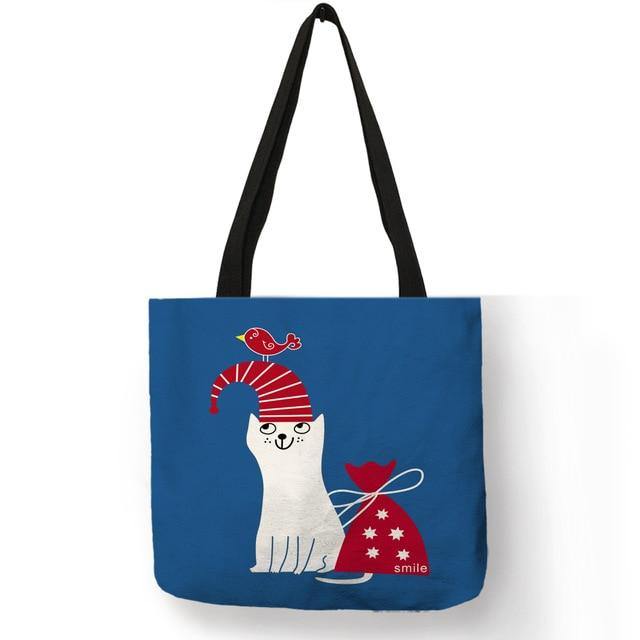  Lovely Cat Tote Bag sold by Fleurlovin, Free Shipping Worldwide