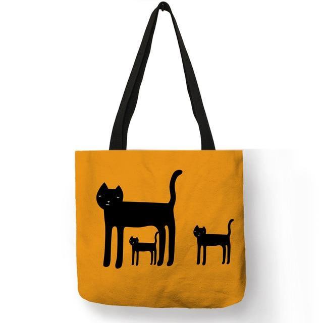  Lovely Cat Tote Bag sold by Fleurlovin, Free Shipping Worldwide