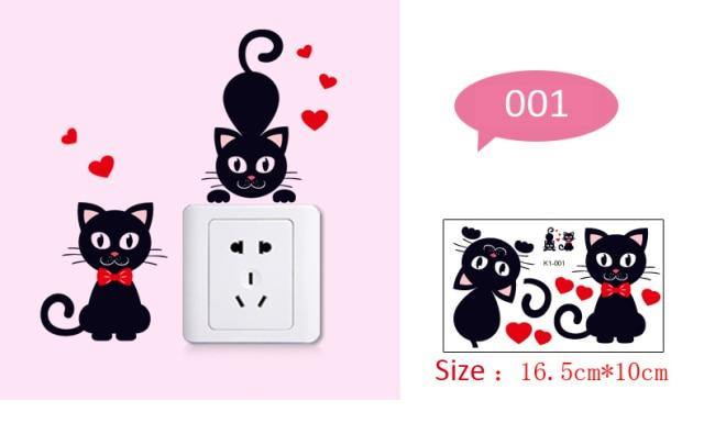  Lovely Cat Wall Sticker sold by Fleurlovin, Free Shipping Worldwide