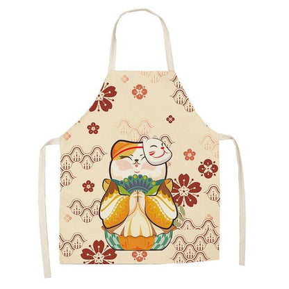  Lucky Cat Apron sold by Fleurlovin, Free Shipping Worldwide