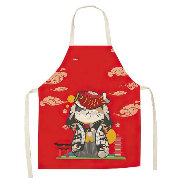  Lucky Cat Apron sold by Fleurlovin, Free Shipping Worldwide