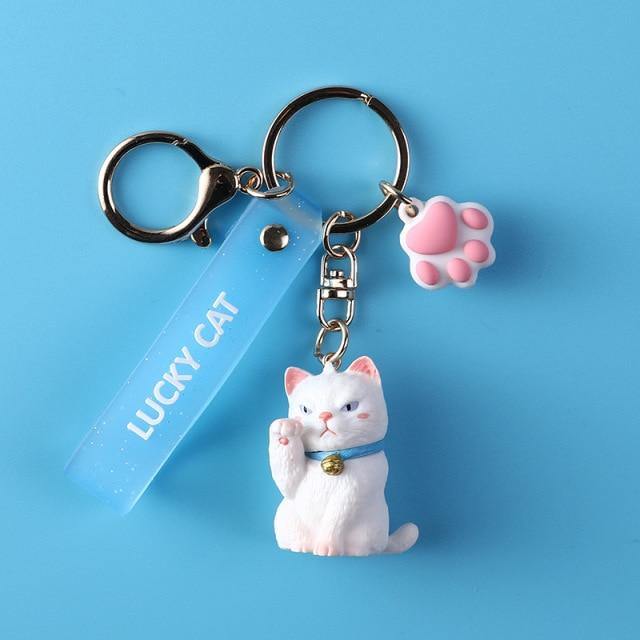  Lucky Cat Keychain sold by Fleurlovin, Free Shipping Worldwide