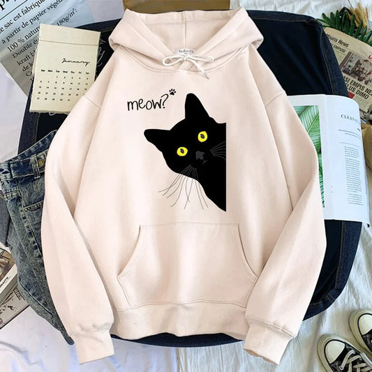  Meow Cat Hoodie sold by Fleurlovin, Free Shipping Worldwide