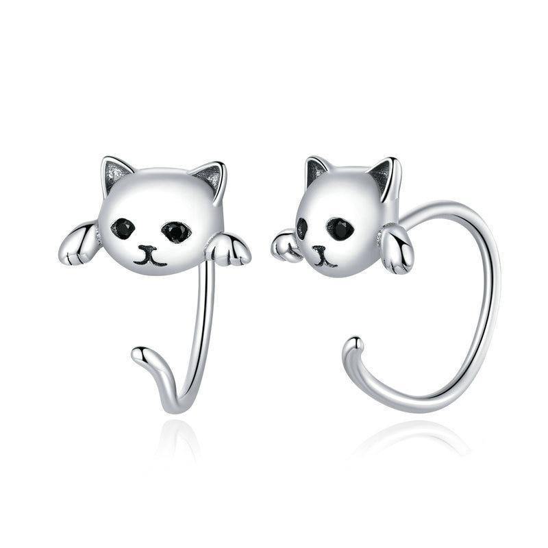  Minimal Cat Earrings sold by Fleurlovin, Free Shipping Worldwide