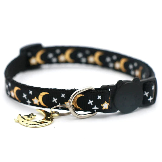  Moon & Star Cat Collar sold by Fleurlovin, Free Shipping Worldwide