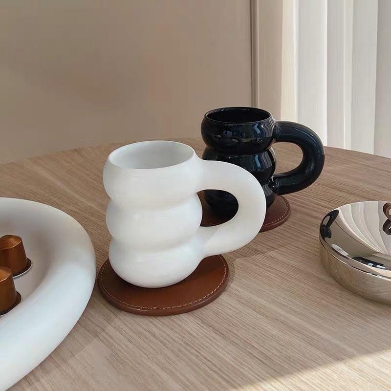 Chunko Thick Bubble Roll Ceramic Mug - Premium Mugs from Fleurlovin Green Haven - Just $48! Shop now at Fleurlovin