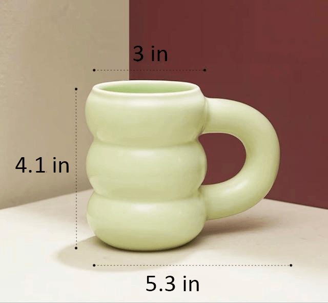 Mugs Chunko Thick Bubble Roll Ceramic Mug sold by Fleurlovin, Free Shipping Worldwide