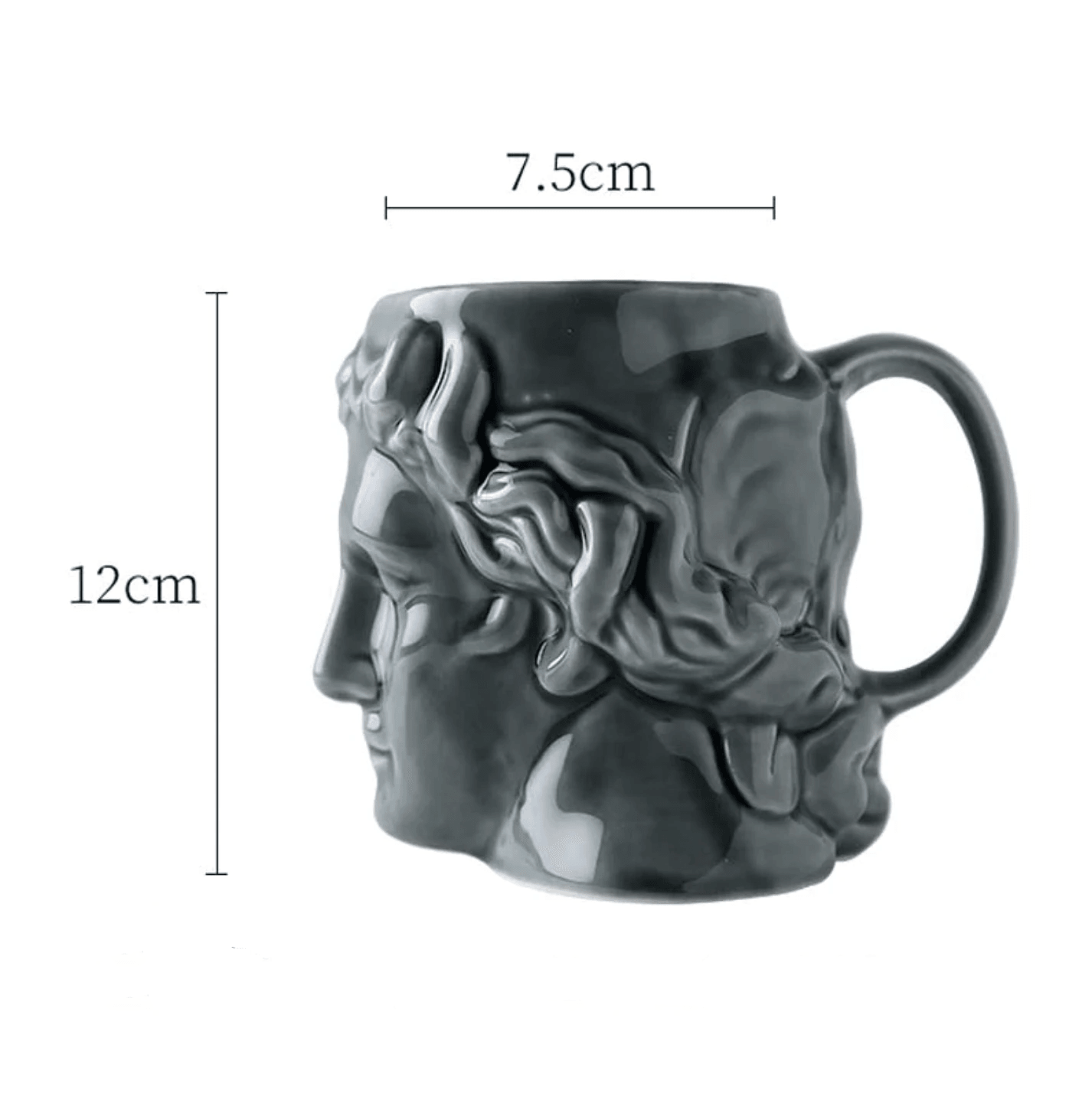 Mugs David's Head Ceramic Porcelain Mug sold by Fleurlovin, Free Shipping Worldwide